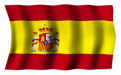 Obraz premium スペインの国旗