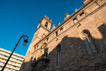 Fototapeta na wymiar The bell tower of San Juan del Mercado