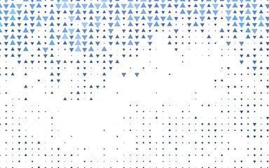 Light BLUE vector background with triangles.