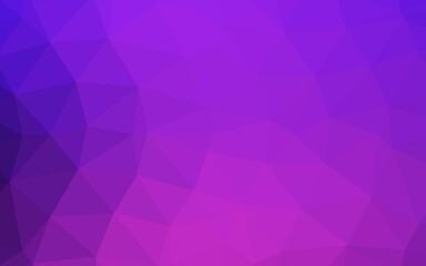 Light Pink, Blue vector blurry triangle texture.