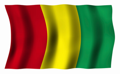 Obraz premium ギニアの国旗