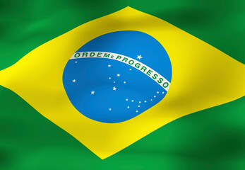 Fototapeta premium ブラジルの国旗