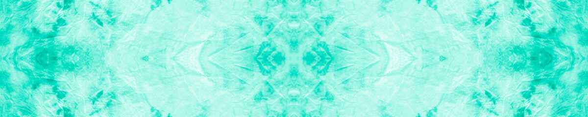 Seamless Blue Tie Dye Batik Print. Abstract 