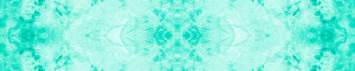 Seamless Blue Tie Dye Batik Print. Abstract 