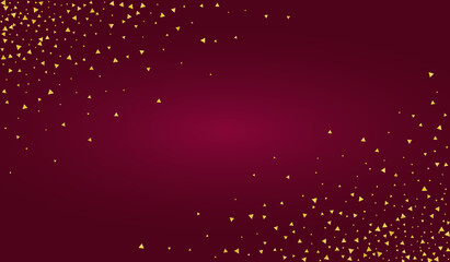 Gold Triangle Glamour Burgundy Background. Luxury 