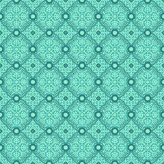 Medallion Vintage  seamless pattern in Turkish, Indian style. Endless pattern can be used for ceramic tile, wallpaper, linoleum, textile, web page background. Vector