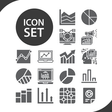 Simple Set Of Least Squares Related Filled Icons.