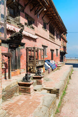 Fototapeta na wymiar Bagh Bairab Temple, Kirtipur, Nepal