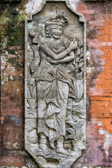 Bas-relief, Pura Luhur Batukaru Temple, Bali, Indonesia