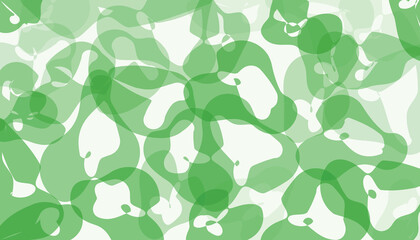 Green color jelly abstract vector design