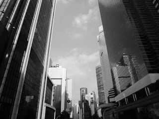 Huge buildings in Hong-Kong