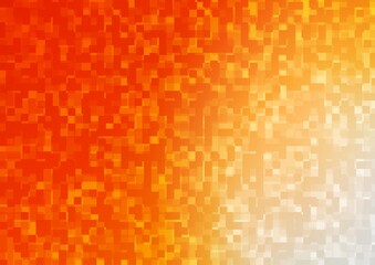 Light Orange vector pattern in square style.