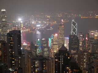 Panoramic view of Hong-Kong