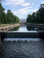 Fototapeta premium dam on the river