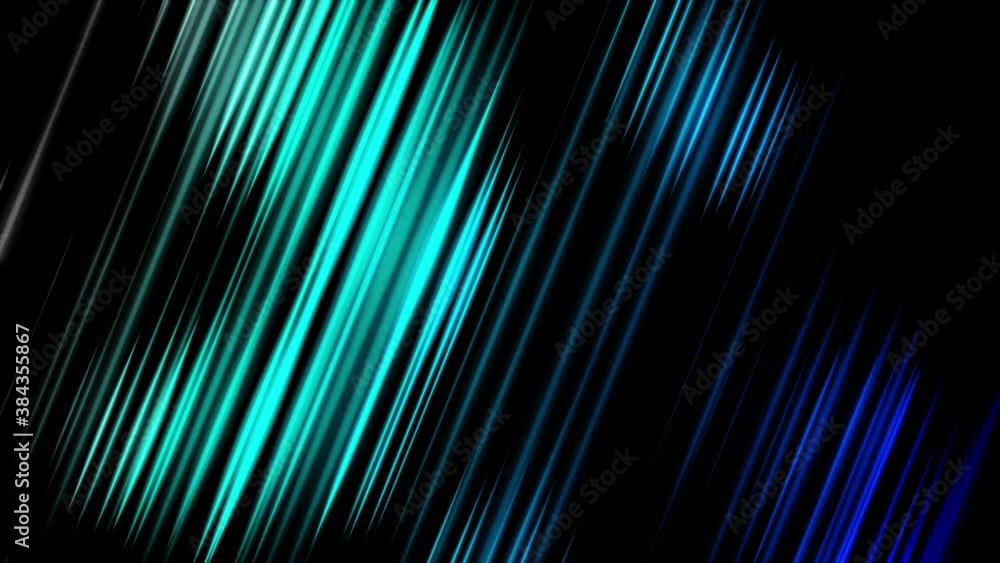 Poster 4k animated background of shiny multicolored lines in the form of jellies