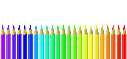 Pencils, rainbow color. Cartoon ball pen icon. Drawing hand pen streak sign for write taking notes, signature, question mark faq, letter or blog, Writing Icon. Painted ink pen. Pencil day,Teachers day