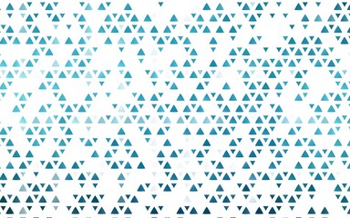 Light BLUE vector backdrop with lines, triangles.