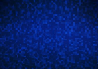 Dark BLUE vector cover in polygonal style.