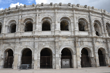 Obraz premium Amphithéâtre romain de Nîmes, France