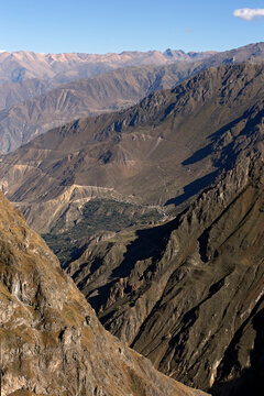 View of Colca Canyon. Caylloma Province, Peru