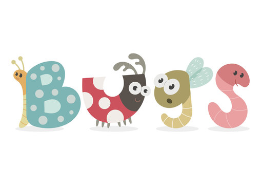 Cute Bugs Alphabet