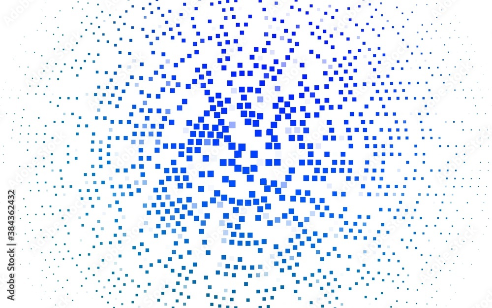 Poster light blue vector texture in rectangular style.