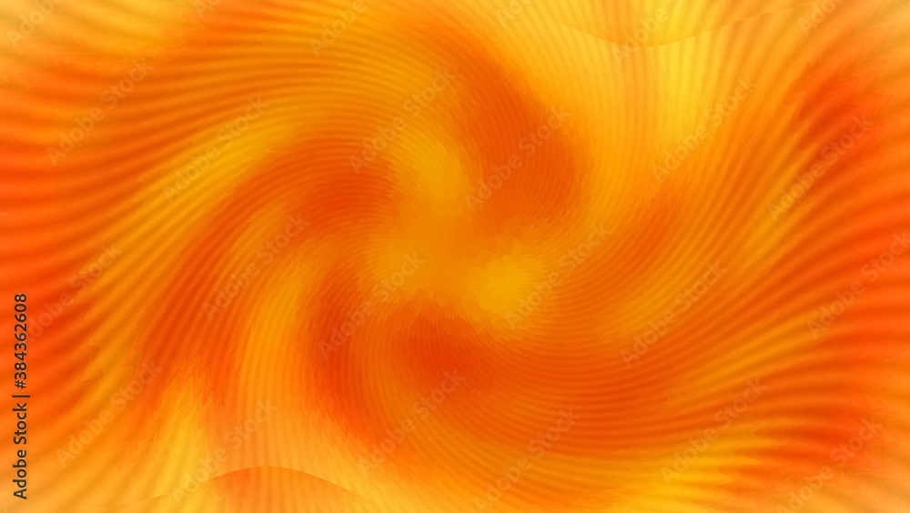 Poster abstract orange background with flames. ornate glow dynamic stylish backdrop in dark red and yellow 