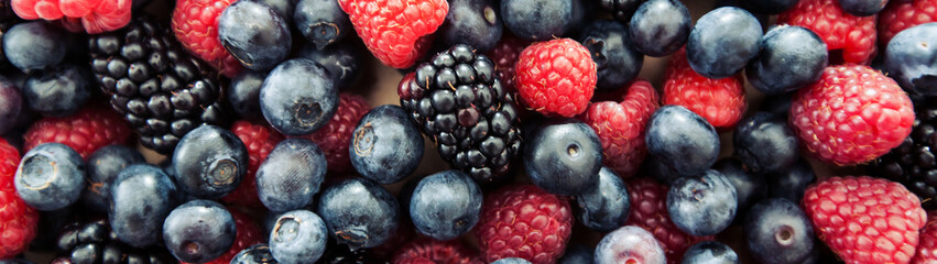 fresh antioxidant food raspberry blueberry blackberry