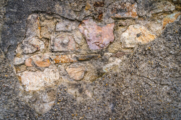 Old, rustic corroded and damaged brick wall. High quality texture and background for your projects and creative work