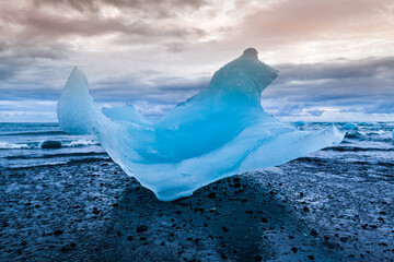 Jökulsárlón glacier lagoon, Iceland