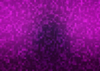 Light Purple vector template with crystals, rectangles.