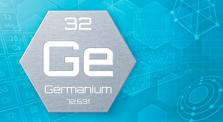 Chemical element of the periodic table - Germanium