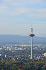 Obraz premium View from the Maintower in Frankfurt am Main, Germany