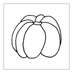Decorative pumpkins of various shapes and in a cart