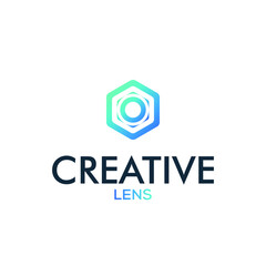 Creative circle logo, lens logo design, energy sphere logo design, circle power design concept
