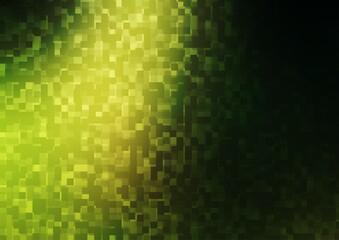 Dark Green vector backdrop with rectangles, squares.