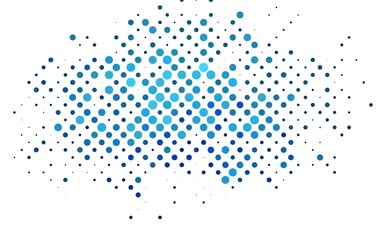 Light BLUE vector backdrop with dots.