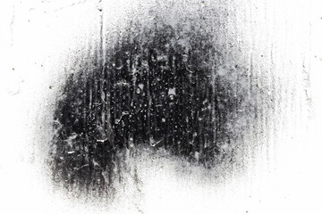 close-up black and white paint background