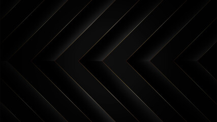 Dise&ntilde;o de fondo abstracto de lujo negro