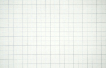 Beige sheet from a school notebook, checkered. Abstract background.