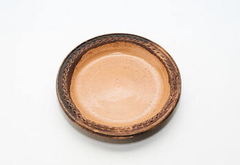 ceramic bowl bowl plate isolated on white background