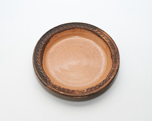 ceramic bowl bowl plate isolated on white background