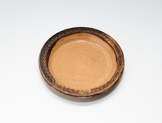 ceramic bowl bowl plate isolated on white background