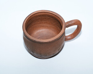 ceramic mug isolated on a white background