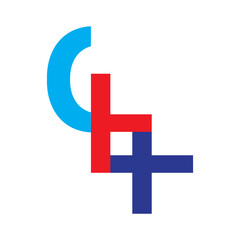 Obraz premium C plus plus logo design vector