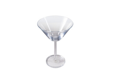 Alcohol glass isolated on white background.