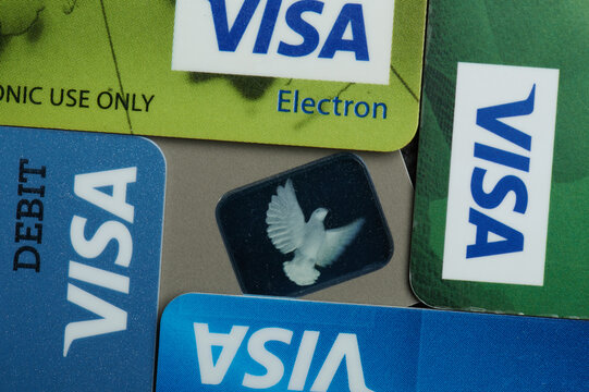 Colorful Visa Debit Card