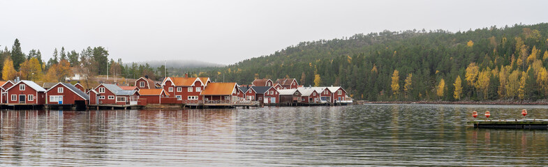 Norrfällsviken kleines Fischerdorf in Schweden