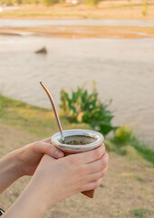 young woman holding a 