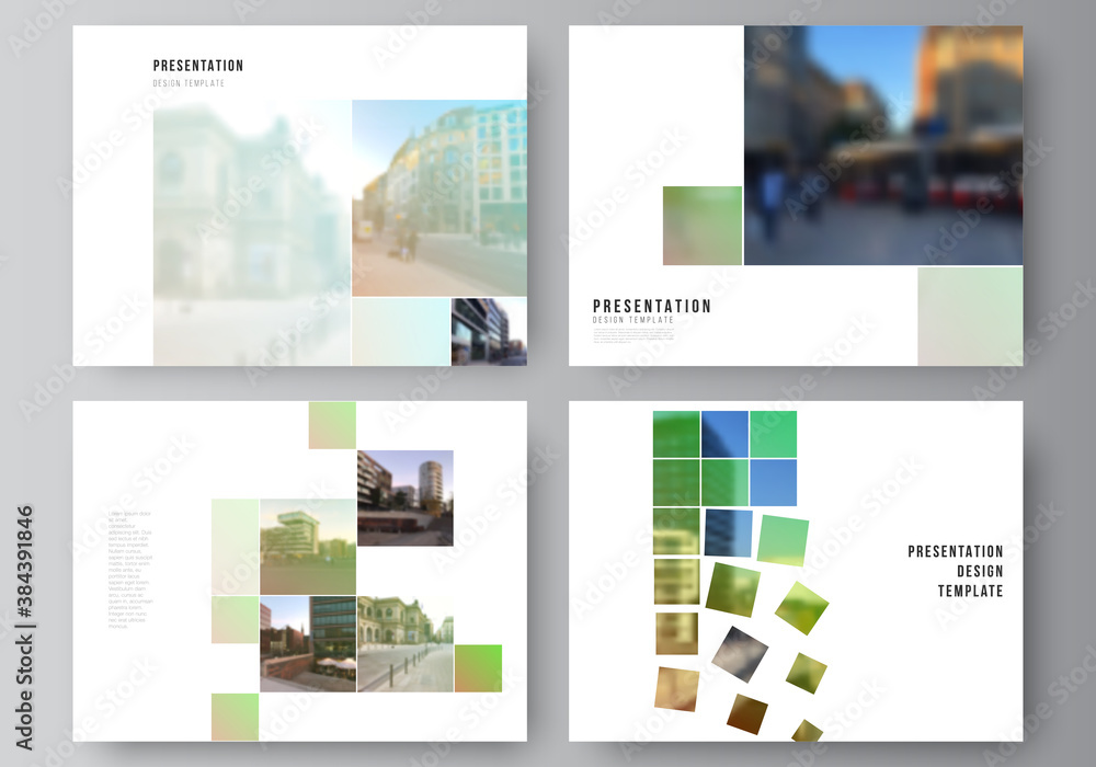 Poster vector layout of the presentation slides design business templates, multipurpose template for presen